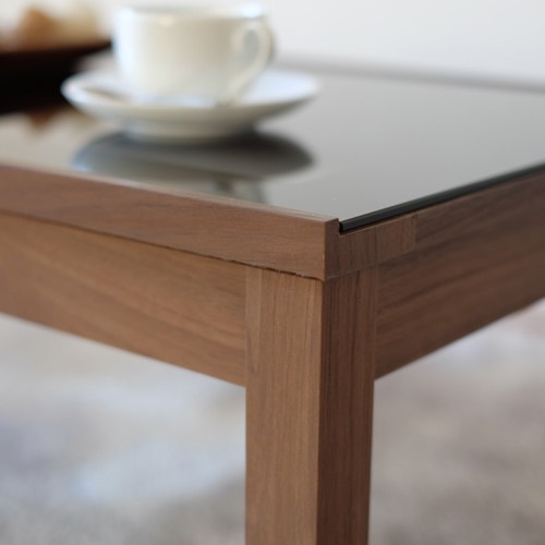 シンプルモダンなセンターテーブル　ブラウン【110cm】