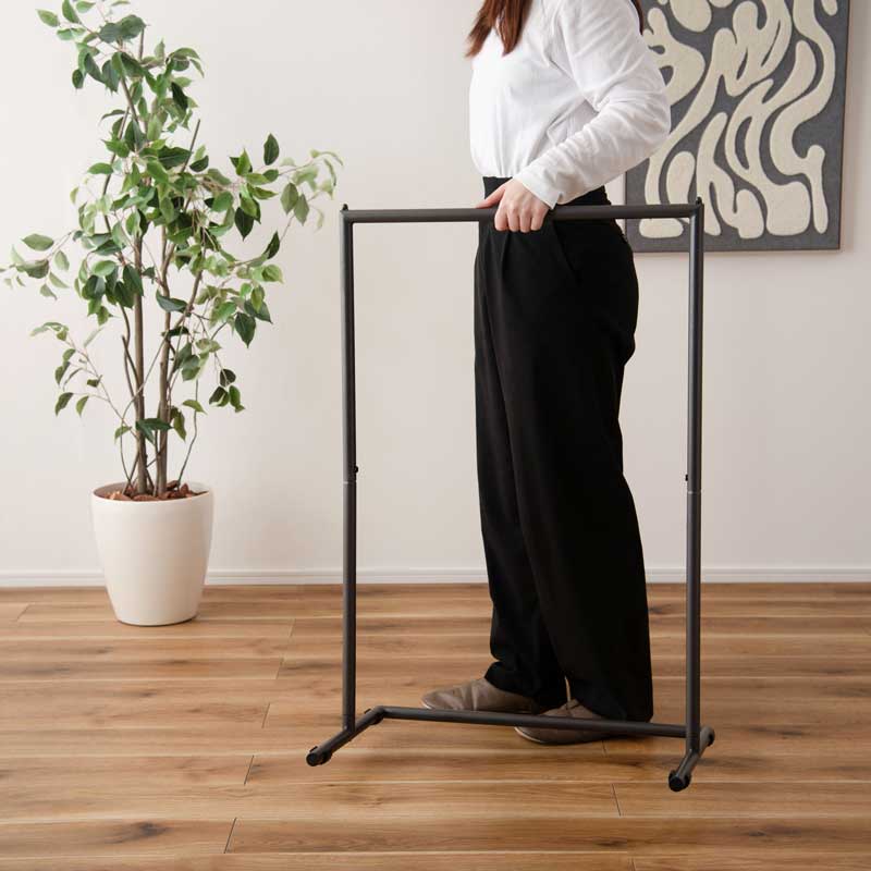 ハンガーラック スリム スチール コートハンガー 幅60cm｜おしゃれな洋服収納ラック