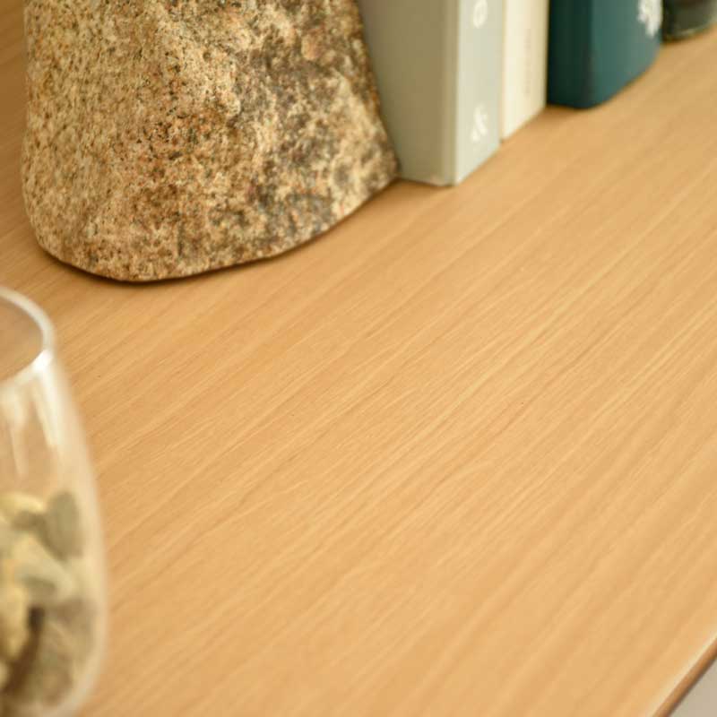 ベージュ×グレージュのおしゃれなサイドボード｜幅150cm｜デザイン扉が上品なモダンデザイン