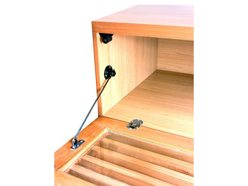 格子デザインのおしゃれなテレビボード｜幅124cm