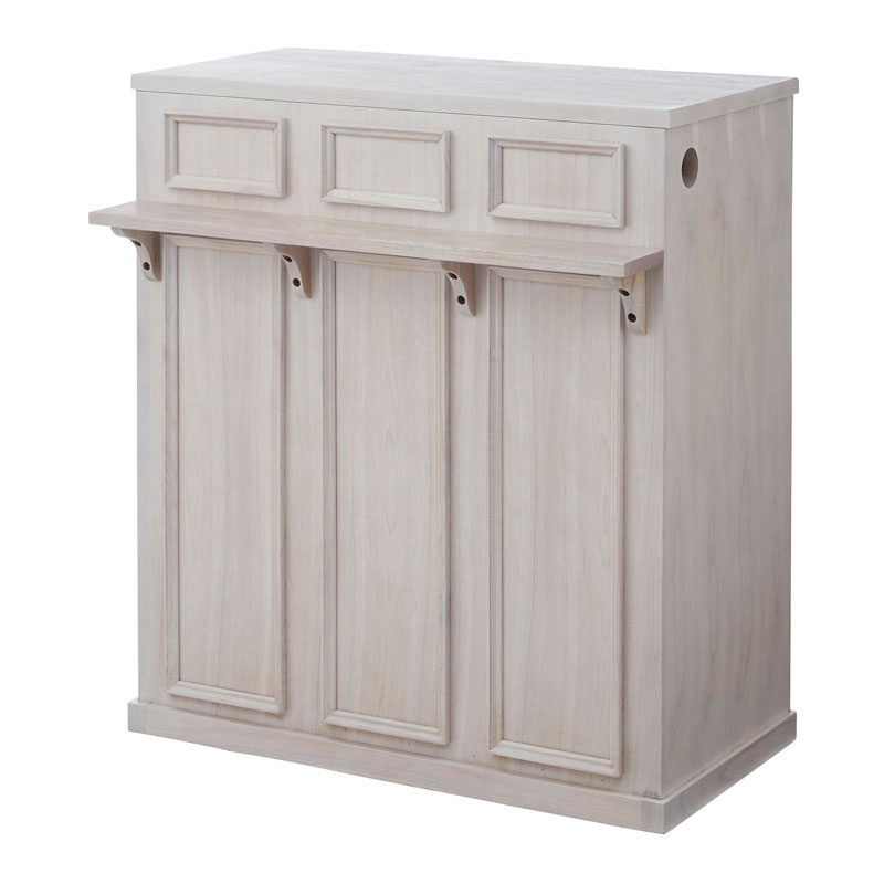 上質クラシックな3列カウンター｜暮らしを整える美収納の主役家具｜幅90cm