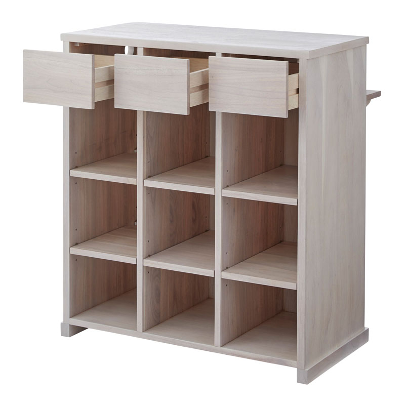 上質クラシックな3列カウンター｜暮らしを整える美収納の主役家具｜幅90cm