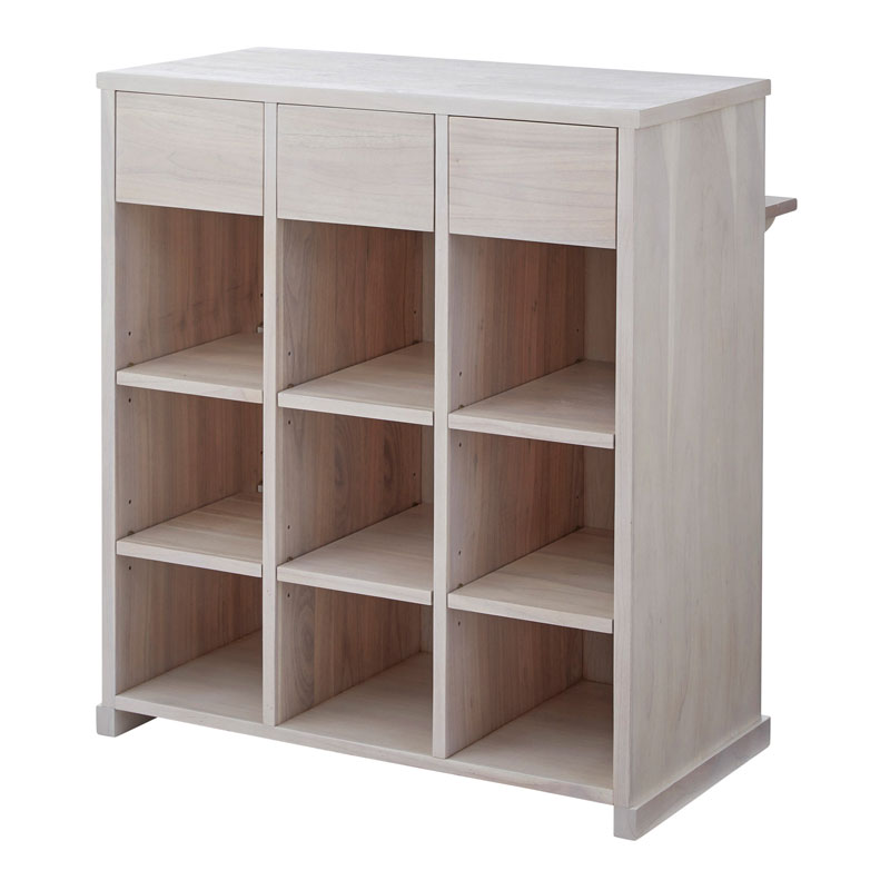 上質クラシックな3列カウンター｜暮らしを整える美収納の主役家具｜幅90cm