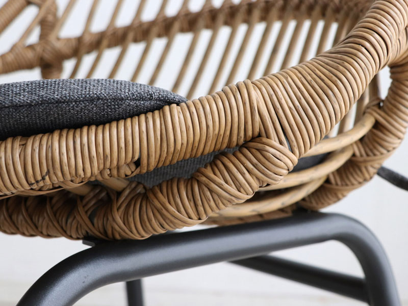 丸みフォルムのラタンチェア | LZN | リゾートインテリア