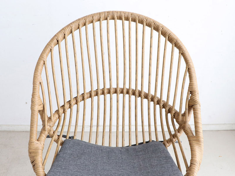 丸みフォルムのラタンチェア | LZN | リゾートインテリア