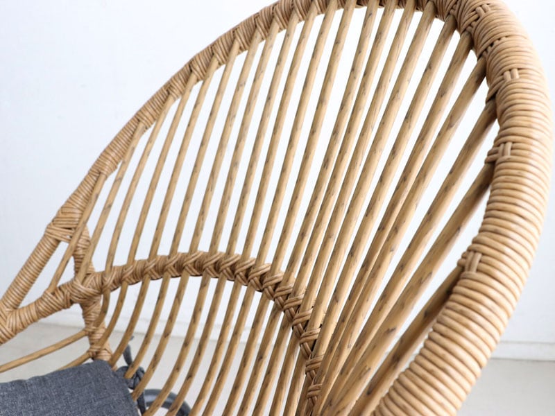 丸みフォルムのラタンチェア | LZN | リゾートインテリア