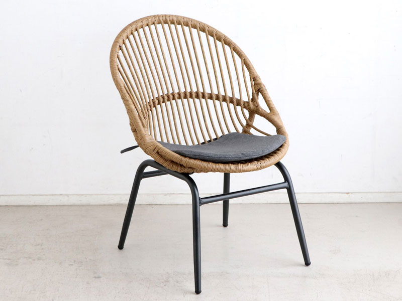 丸みフォルムのラタンチェア | LZN | リゾートインテリア