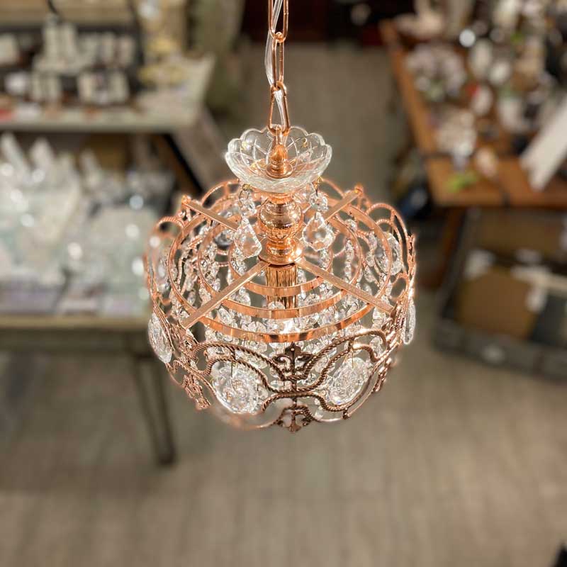 豪華なレースデザインのシャンデリア|1灯