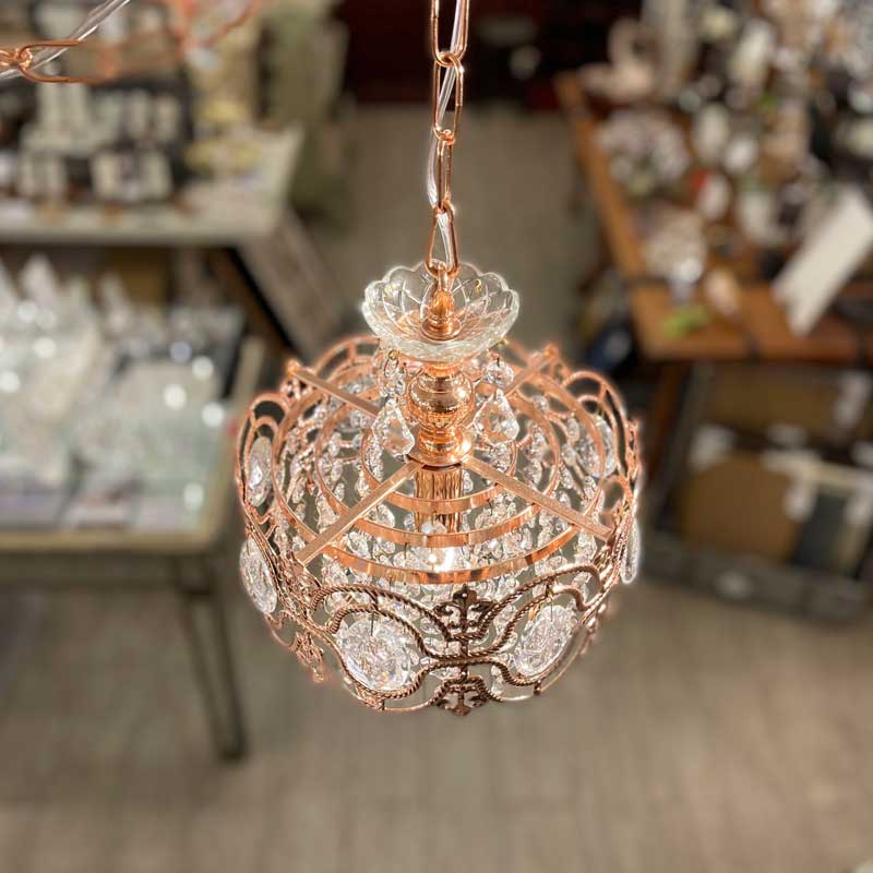 豪華なレースデザインのシャンデリア|1灯