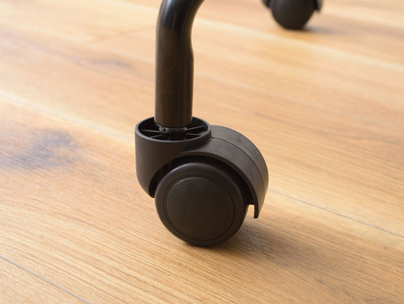 ミニマルな構造のオフィスチェア｜キャスター付き｜モダンインテリア