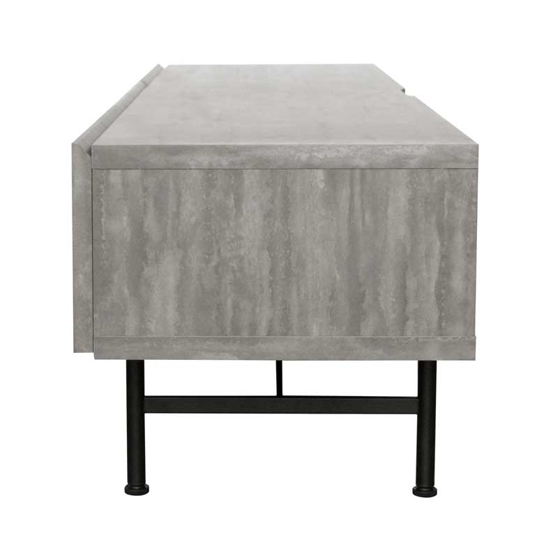 韓国インテリアに映える和紙調テレビボード|リモコン対応フラップ扉付き|幅150cm