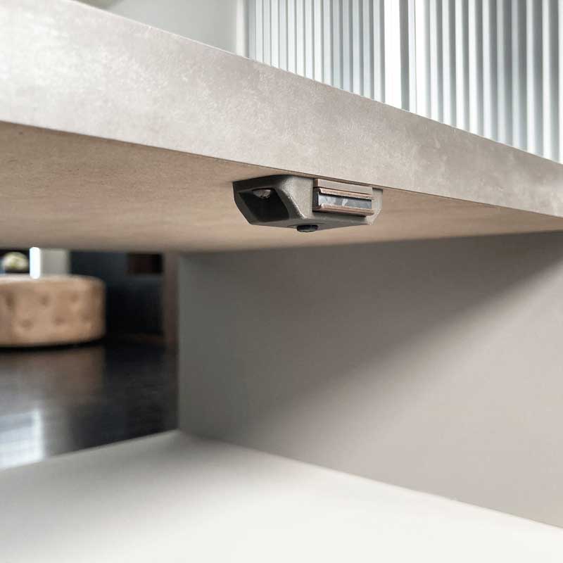 韓国インテリアに映える和紙調テレビボード|リモコン対応フラップ扉付き|幅150cm