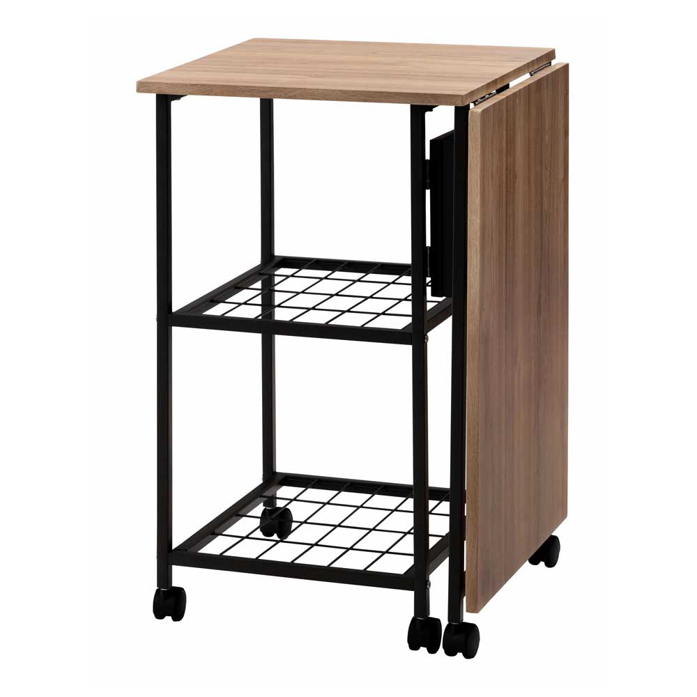 折りたたみデスク｜収納棚付きバタフライテーブル｜省スペース×多機能