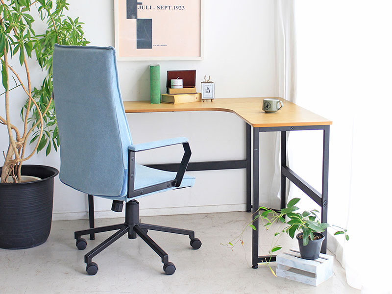 高級感があふれるL型デスク | コーナーデスク