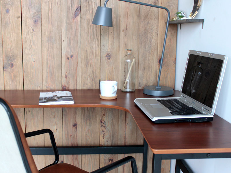 高級感があふれるL型デスク | コーナーデスク