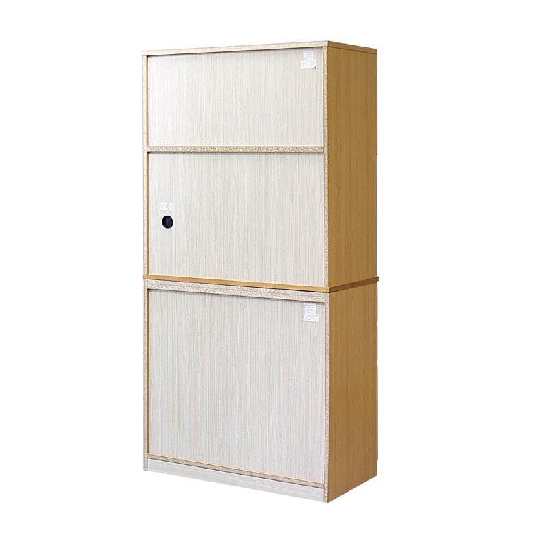 キッチン 収納棚 オープンボード 無垢材【幅90cm】ナチュラル