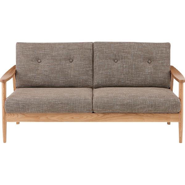 ソファ ダークブラウン 2人掛けソファ ボタン付き ヴィンテージ風 楽天市場】ソファ 2人掛け コンパクト かわいい おしゃれ ボタン留め