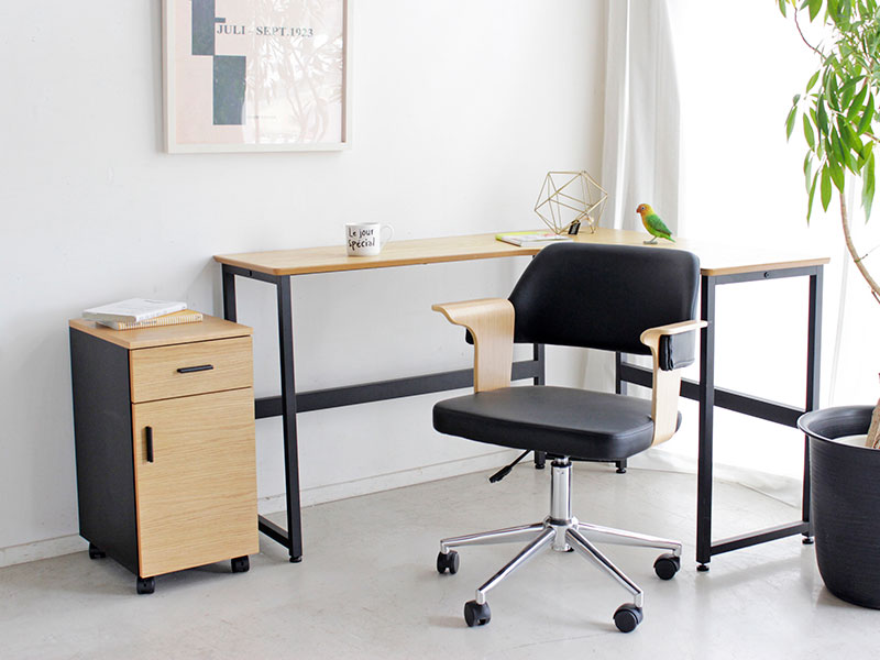 高級感があふれるデスクワゴン | 幅30cmのコンパクトサイズ