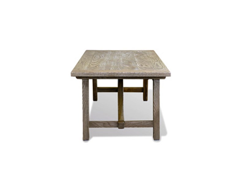 オーク無垢材を使用したヴィンテージライクなリビングテーブル｜幅110cm｜MOSH