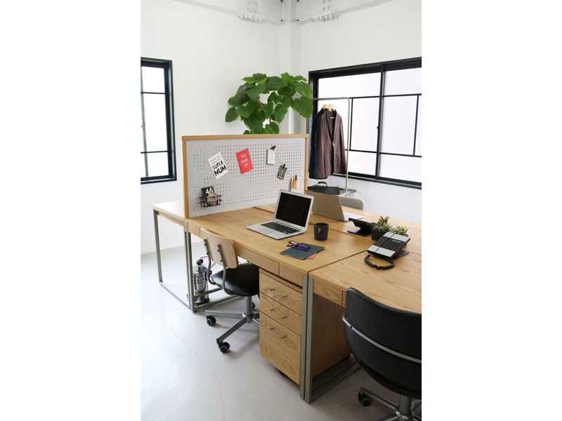 MUJI (無印良品) - 無印良品 木製デスク オーク材 学習机 事務机