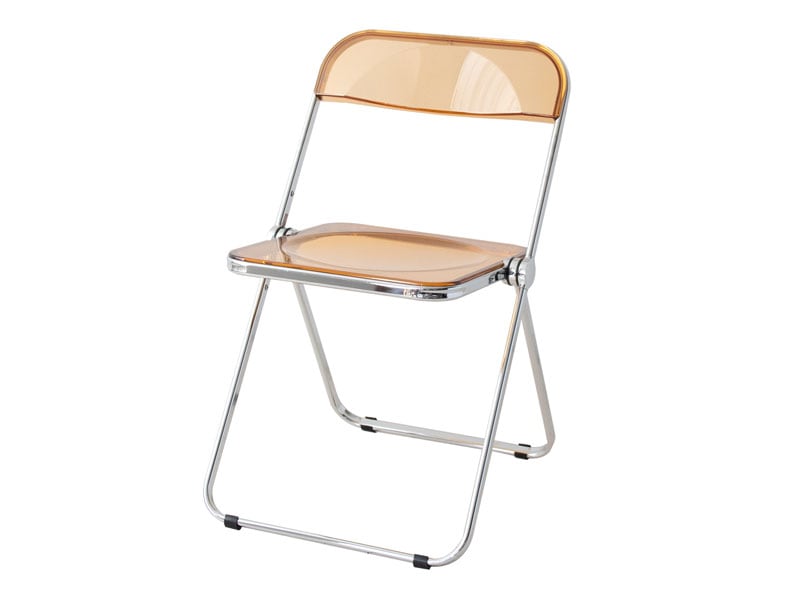 スケルトン素材の折りたたみチェア｜シンプルモダン | インテリア