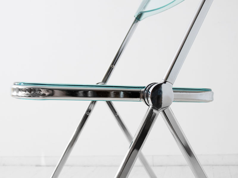 スケルトン素材の折りたたみチェア｜シンプルモダン | インテリア