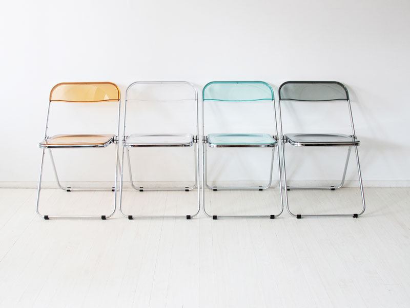 スケルトン素材の折りたたみチェア｜シンプルモダン | インテリア