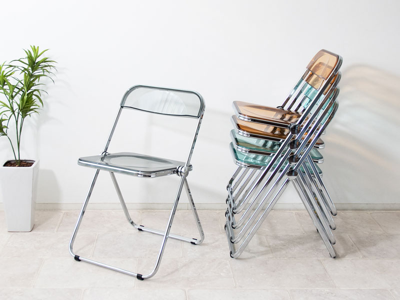 デザイナーチェア スケルトン スケルトン素材の折りたたみチェア｜シンプルモダン | インテリア