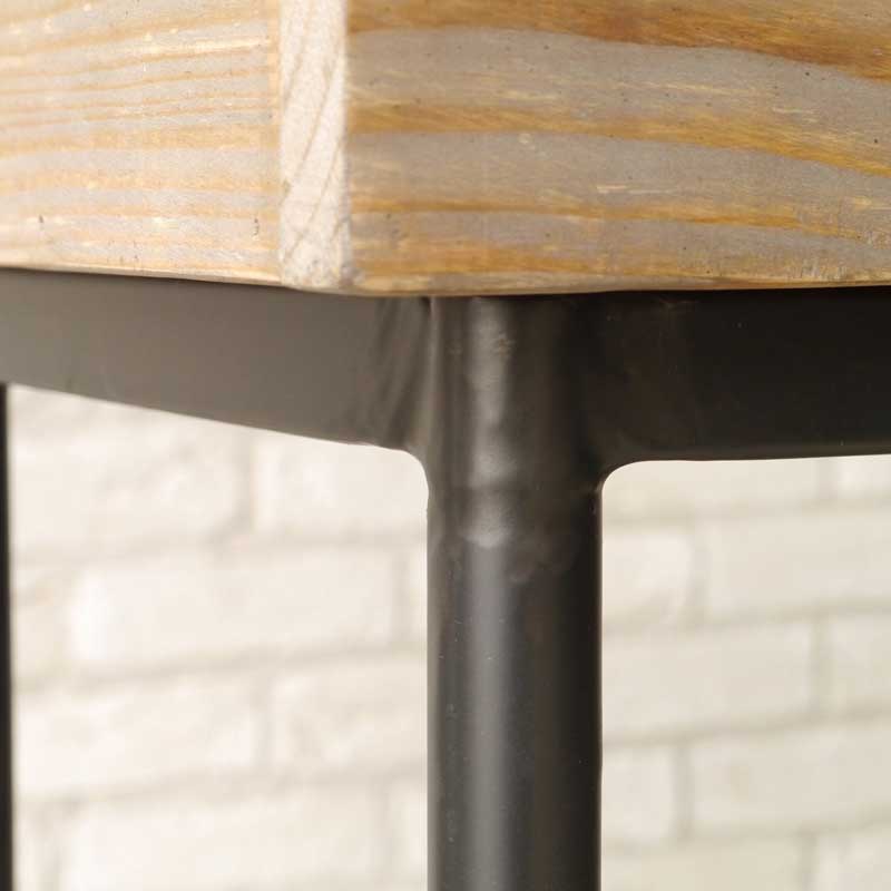 無垢材×アイアンのプランターシェルフ｜重厚感と温もりを兼ね備えたディスプレイラック｜幅90cm