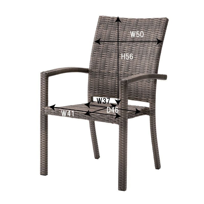 高級テラス用スタッキングチェア | ガーデンインテリア