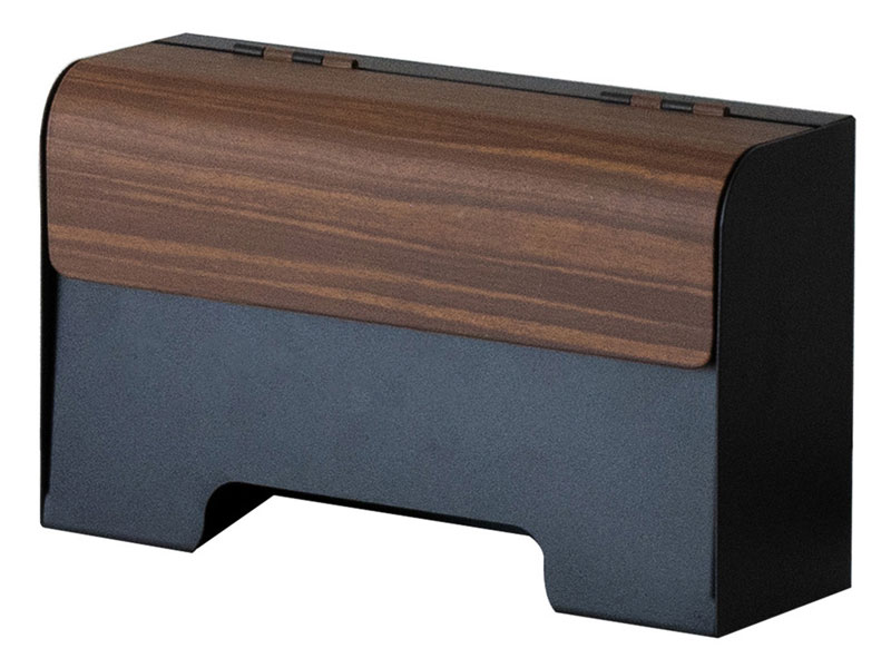 上品な木目のマスクケース