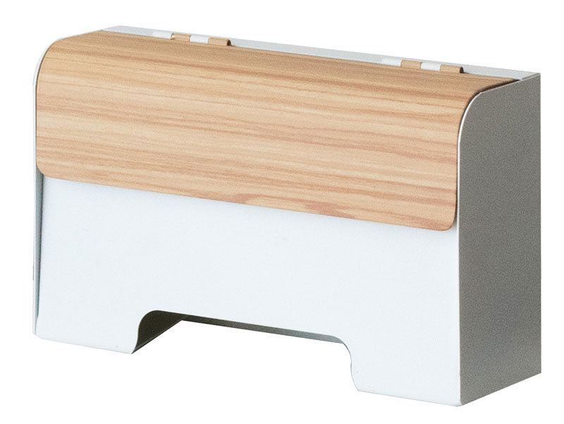 上品な木目のマスクケース