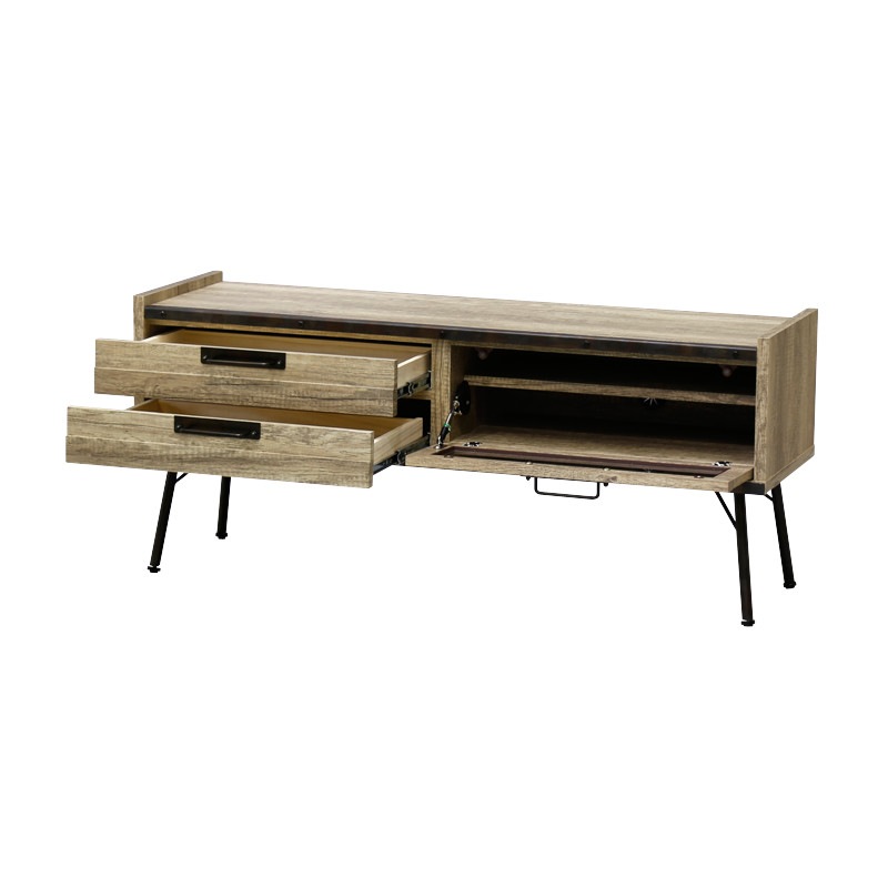 スチール脚のテレビ台 SL【幅120cm】インダストリアル | インテリア