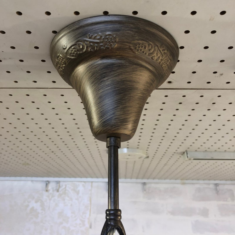 高さのあるアンティーク調シャンデリア｜9灯