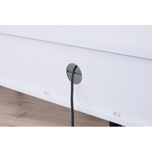 木目調が美しいスチール脚のテレビローボード | 幅150cm