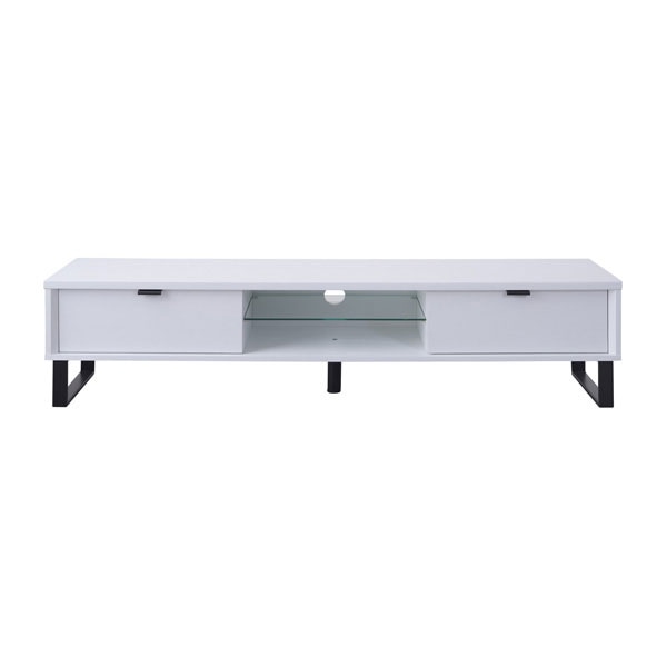 木目調が美しいスチール脚のテレビローボード | 幅150cm