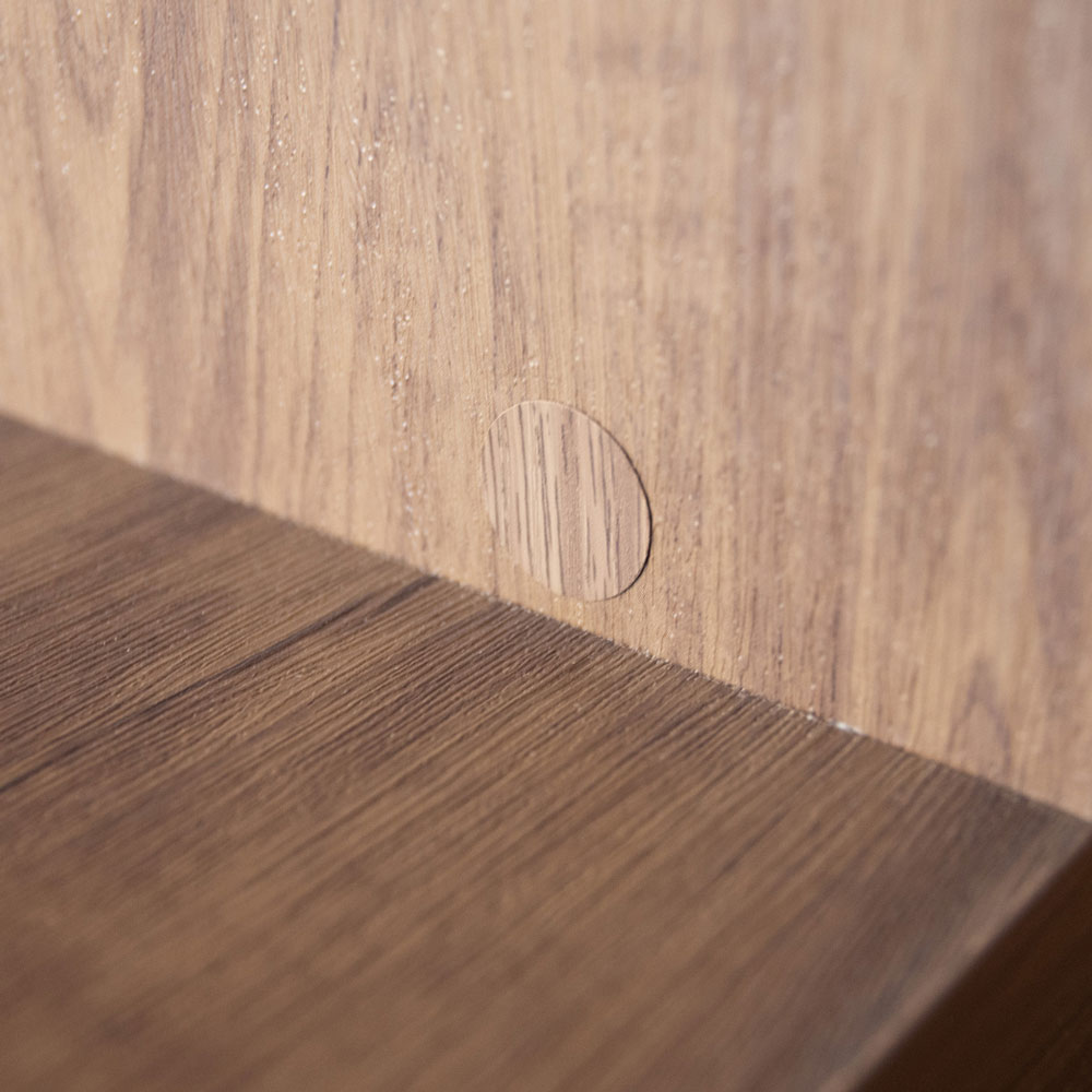 シンプル＆スタイリッシュなコの字型木製テレビボード｜幅120cm