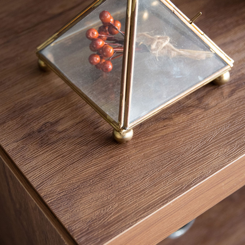 シンプル＆スタイリッシュなコの字型木製テレビボード｜幅120cm