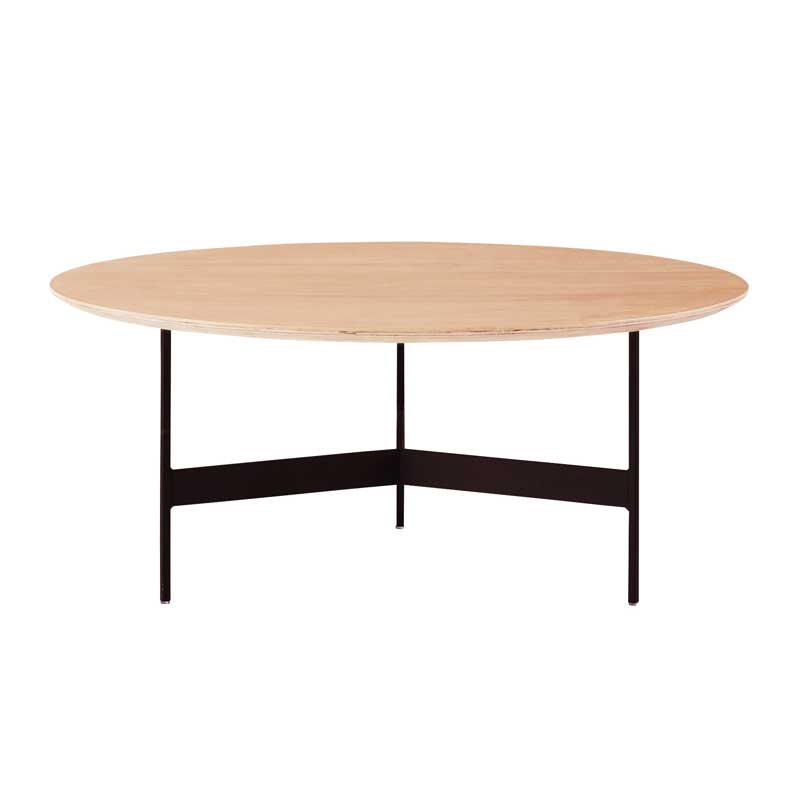 ラウンドローテーブル｜直線×曲線の美が際立つ洗練モダンデザイン