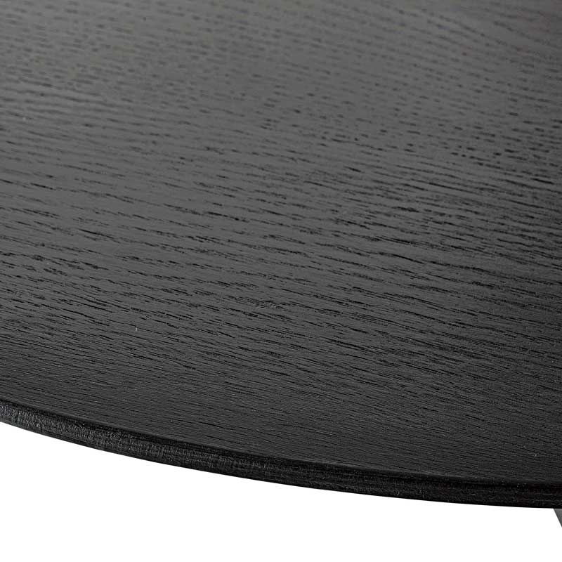 ラウンドローテーブル｜直線×曲線の美が際立つ洗練モダンデザイン