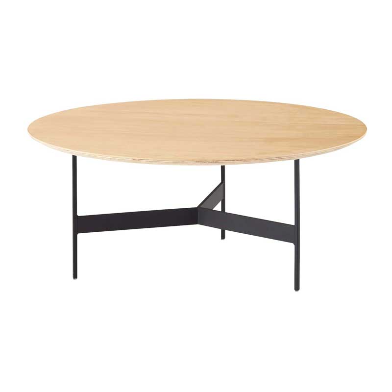 ラウンドローテーブル｜直線×曲線の美が際立つ洗練モダンデザイン