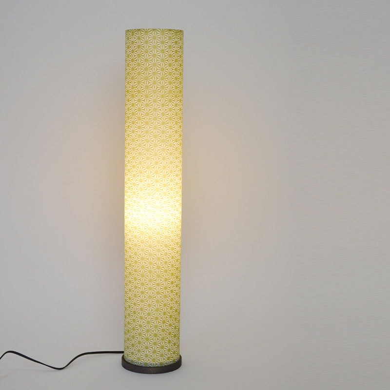 美濃和紙製 モダンインテリア照明 スタンド型フロアライト バナナ紙