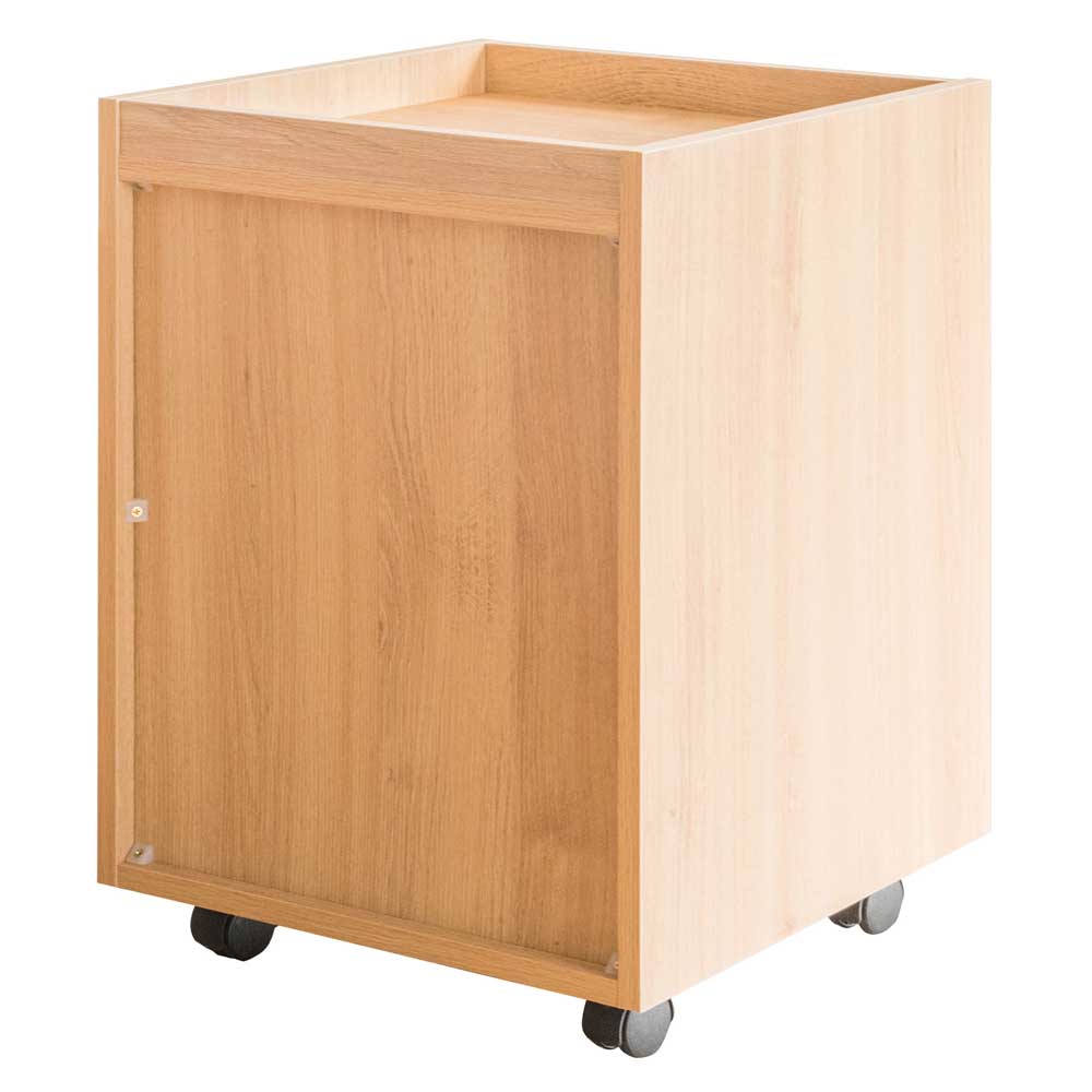 機能性とデザイン性を兼ね備えたシンプルで美しい木目調のサイドチェスト