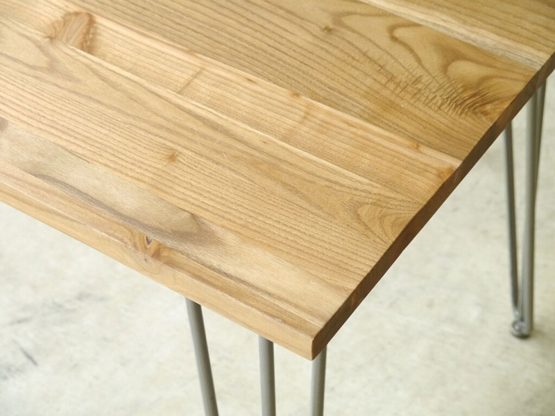 80cmダイニングテーブル | 無垢材とスチールのシリーズ