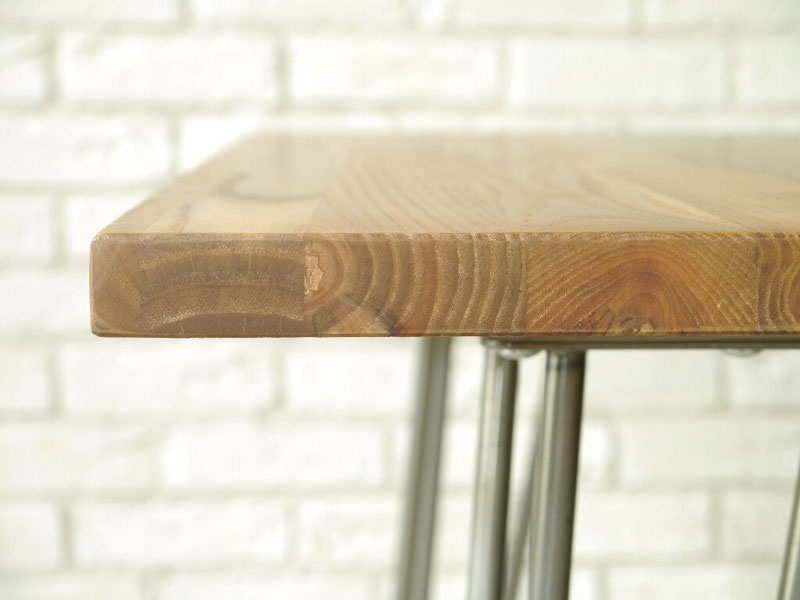 80cmダイニングテーブル | 無垢材とスチールのシリーズ