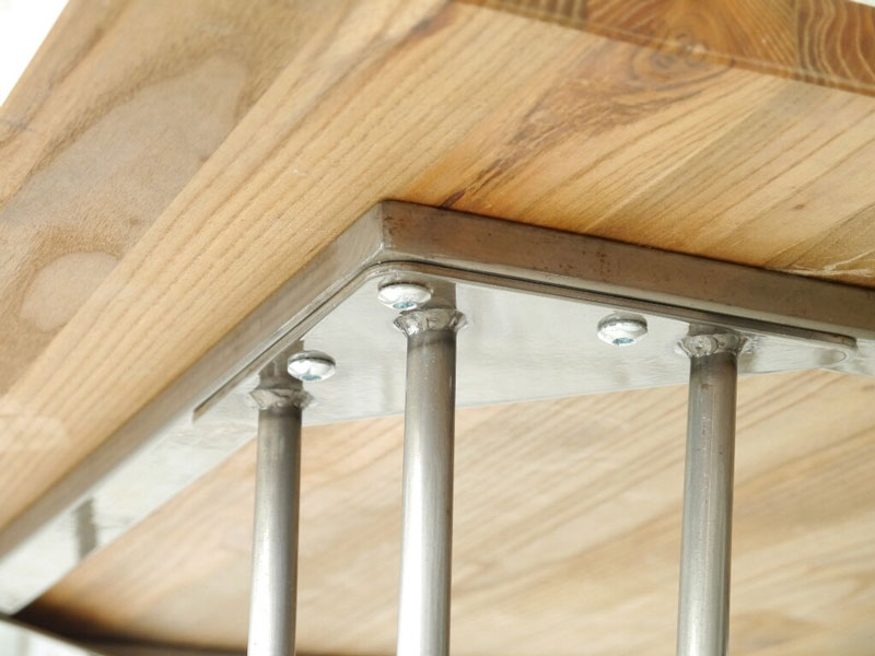 80cmダイニングテーブル | 無垢材とスチールのシリーズ