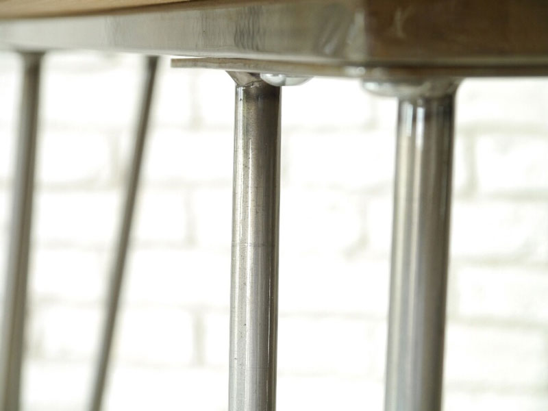 80cmダイニングテーブル | 無垢材とスチールのシリーズ