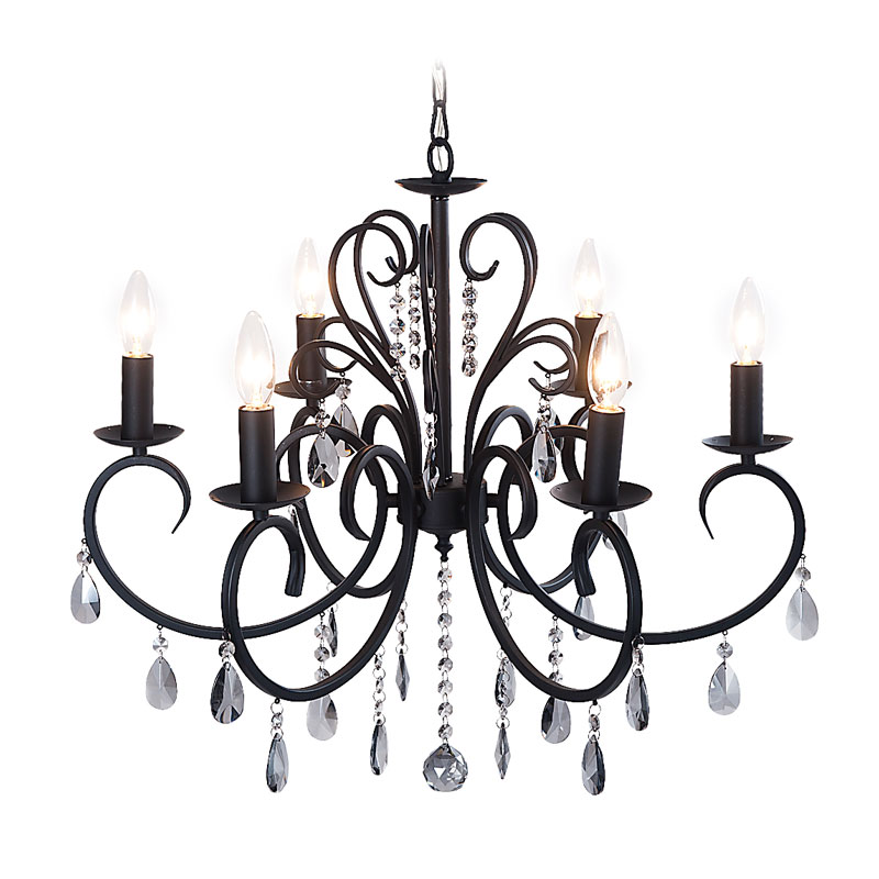 エレガントな6灯シャンデリア エレガントな6灯シャンデリア