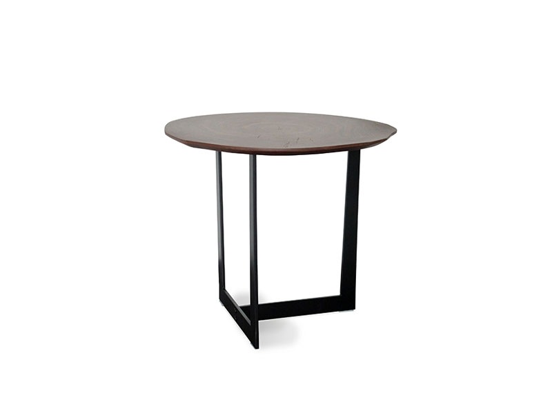 丸太天板のサイドテーブル | ウォルナット | BL