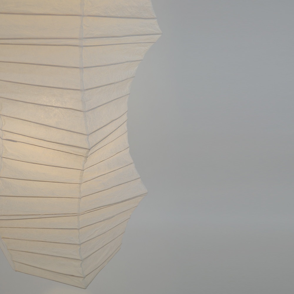 和紙照明 吹き抜け用ペンダントライト 変型【長さ134cm】 和モダン照明